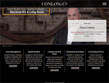 Tablet Screenshot of conlonandco.com